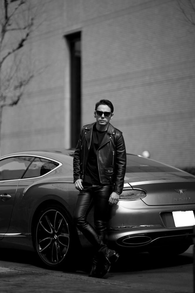 SAINT LAURENT (サンローラン) SKINNY-FIT STRETCH GRAIN SAINT LAURENT (サンローラン) SKINNY-FIT STRETCH GRAIN