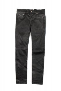 SAINT LAURENT () SKINNY-FIT STRETCH GRAIN LEATHER PANTS ˡ ȥå 쥶ѥ BLACK (֥å)