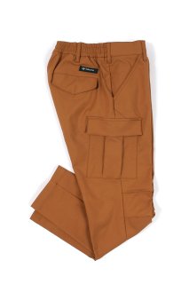 【ご予約 2023春夏】Volturno (ヴォルトゥルノ) Slim Fit Easy Cargo pants スリム ストレッチ カーゴ パンツ CAMEL (キャメル) 