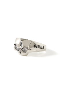 【ご予約】FIXER(フィクサー) SKULL RING 925 SILVER SP スカルリング SILVER(シルバー)