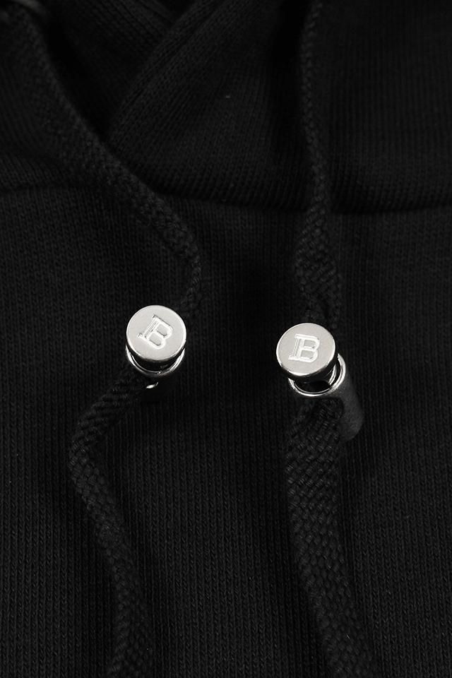 BALMAIN (バルマン) PRINTED HOODIE ロゴプリント コットン BALMAIN (バルマン) PRINTED HOODIE ロゴプリント コットン