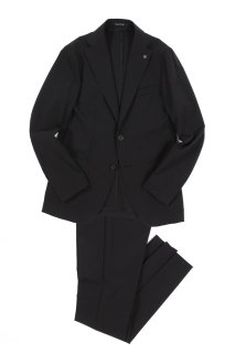 【ご予約 2024SS】TAGLIATORE (タリアトーレ) DAKAR (ダカール) サマー ストレッチ ナイロン スーツ BLACK (ブラック・B1140)