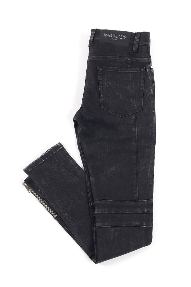 BALMAIN (バルマン) SLIM BIKER JEANS スリム ストレッチ BALMAIN (バルマン) SLIM BIKER JEANS スリム ストレッチ