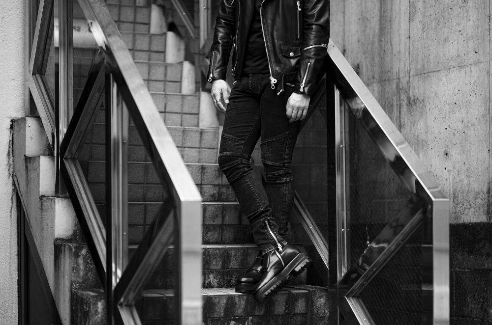 BALMAIN (バルマン) SLIM BIKER JEANS スリム ストレッチ BALMAIN (バルマン) SLIM BIKER JEANS スリム ストレッチ