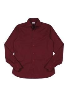 ڤͽBORRIELLO (ܥꥨå) NEW YORK Popeline Stretch Shirts ȥååȥ ֥  BURGUNDY (Сǥ13)