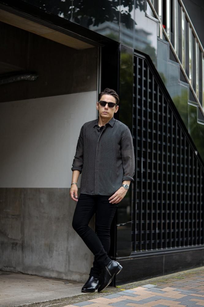 SAINT LAURENT (サンローラン) SHIRT IN PINSTRIPE SILK SAINT LAURENT (サンローラン) SHIRT IN PINSTRIPE SILK