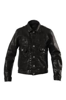 BACKLASH (Хåå) ITALY SHOULDER GARMENT-DYED 2ND. JACKET 쥶  㥱å BLACK (֥å) 