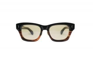 ڤͽCASABLANCA SPECTACLES (֥ ڥ륺) SUBPOP 󥰥饹 BLACK TO SASA / LIGHT BROWN LENS