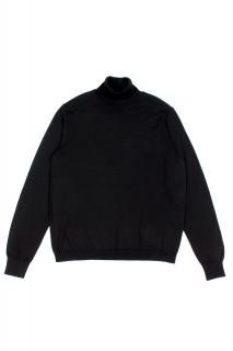 RIVORA () 18G Wool Silk Turtle Neck Pull Over  륯 ȥͥå  BLACK (֥å010)