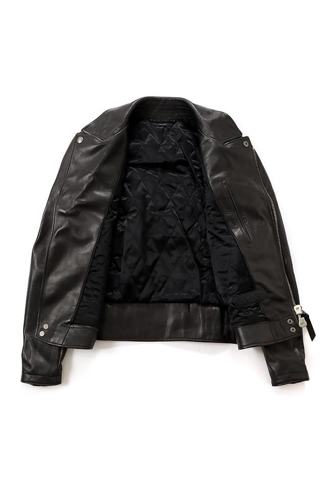 TOM FORD (トムフォード) NAPPA GRAIN LEATHER ASYMMETRIC BIKER TOM FORD (トムフォード) NAPPA GRAIN LEATHER ASYMMETRIC BIKER