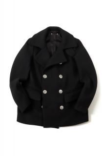 ڤͽPRISONER (ץꥺʡ) ID2020 WOOL PEA COAT 925 SILVER  ԡ BLACK (֥å)