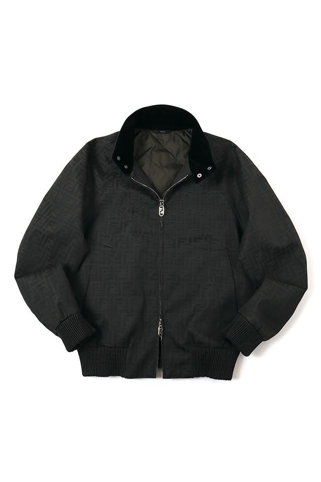 FENDI (フェンディ) FF MONOGRAM BOMBER JACKET モノグラム FENDI (フェンディ) FF MONOGRAM BOMBER JACKET モノグラム