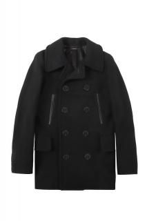 TOM FORD (ȥե) MELTON PEACOAT  ȥ ԡ BLACK (֥å)