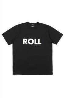 ڤͽROLL  FIXER (  ե) FTS-12 ROLL Logo Print T-shirt ץ T BLACK  (֥å)