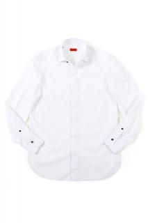 ISAIA () Pointed collar shirt åȥݥץ ݥƥåɥ顼  WHITE (ۥ磻)