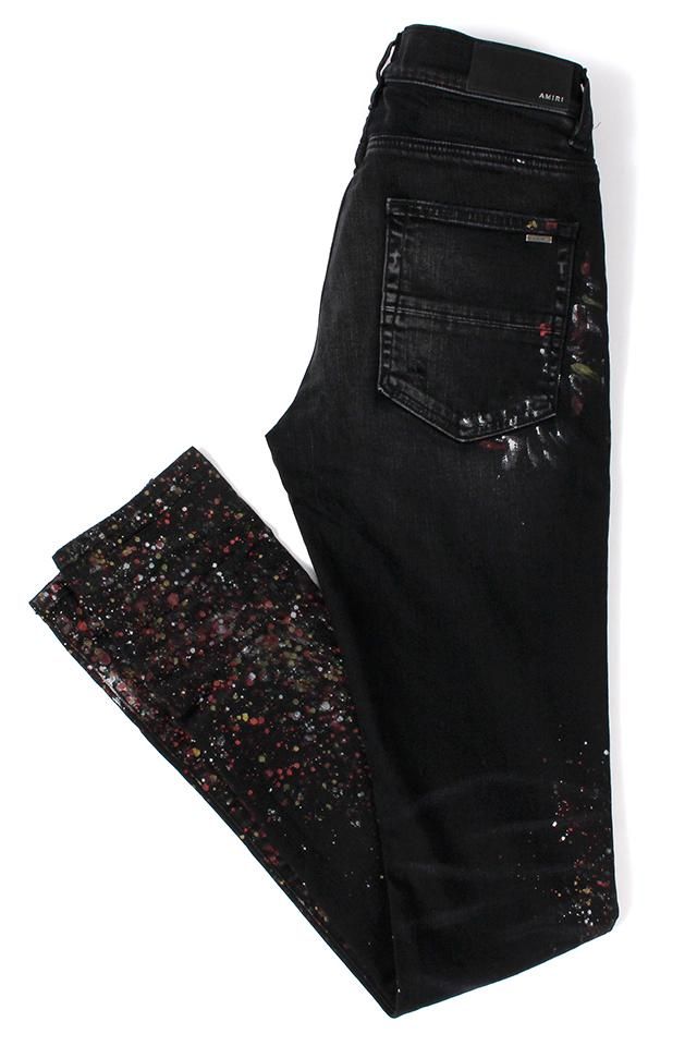 AMIRI ブラックスリムフィットデニムパンツ AMIRI(アミリ) デニムパンツ ブラック サイズ 36｜【公式