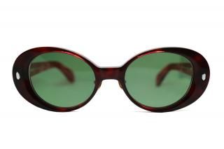 ڤͽCASABLANCA SPECTACLES (֥ ڥ륺) GEFFEN 󥰥饹 RED CLEAR DEMI / GREEN SMOKE LENS