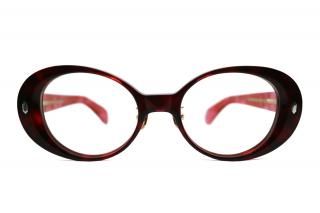 ڤͽCASABLANCA SPECTACLES (֥ ڥ륺) GEFFEN 󥰥饹 RED CLEAR DEMI / CLEAR LIGHT MIRROR LENS