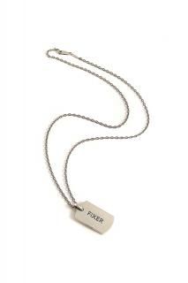 ڤͽFIXER(ե) DOGTAG 925 SILVER ɥå ͥå쥹 SILVER (С)