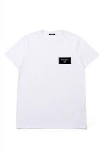BALMAIN (Хޥ) COUTURE LABEL T-SHIRT SLIM FIT 塼 ٥ T BLANC (ۥ磻)