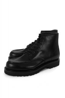 ڤͽWH (֥륨) WHS-0755 6-INCH CLASSIC MOC BOOTS 쥶 ֡ BLACK (֥å)