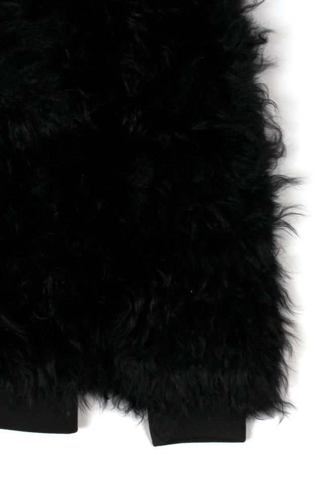 BACKLASH (バックラッシュ) RABBIT FUR KALGAN LAMB FUR STRETCH KNIT