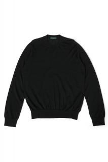ZANONE (Ρ) Cashmere Silk Crew Neck Sweater ϥ ߥ륯롼ͥå BLACK (֥åZ2031)