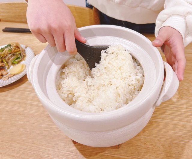 信楽焼　5合用　ご飯炊き土鍋