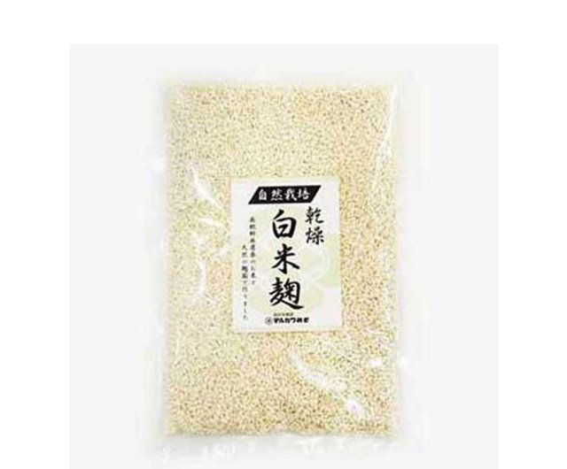  マルカワみその自然栽培の白米麹（乾燥タイプ）300g