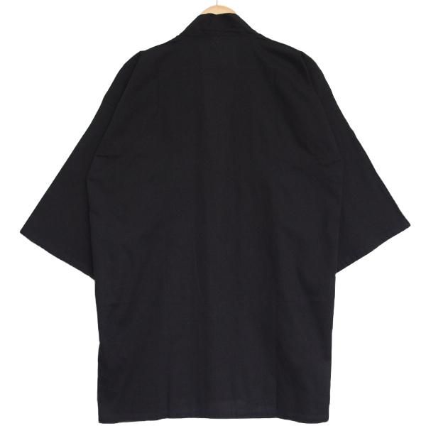 バートン　半被　はっぴ　非売品　レア 綿無地はっぴ（Print Star）｜ 黒（Black）｜法被 半被 はっぴ