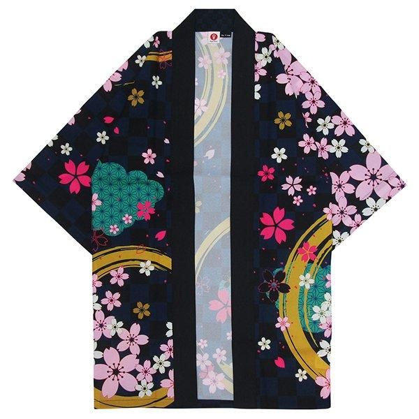 Happi.Tokyo｜オリジナルデザインはっぴ（法被）｜ロング#02 桜柄｜法