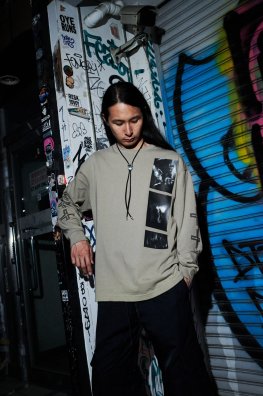 <img class='new_mark_img1' src='https://img.shop-pro.jp/img/new/icons5.gif' style='border:none;display:inline;margin:0px;padding:0px;width:auto;' />9.1oz Printed Long sleeve Tee