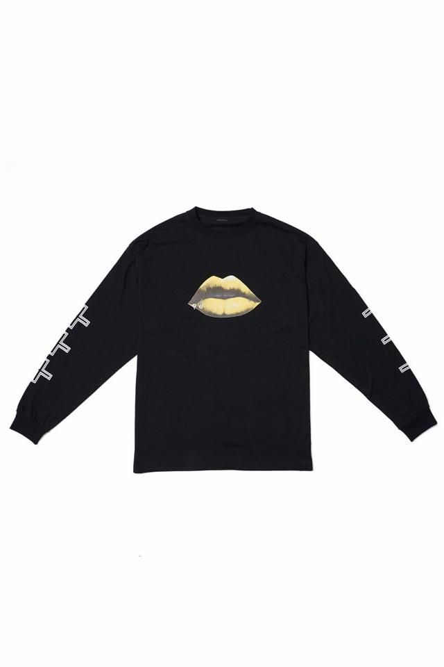 5.6oz Printed Long Sleeve Cutsew「THE LIPS」