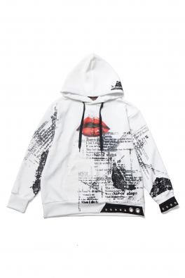 <img class='new_mark_img1' src='https://img.shop-pro.jp/img/new/icons5.gif' style='border:none;display:inline;margin:0px;padding:0px;width:auto;' />ONE MAKE TT Collaboration Hoodie THE LIPS C