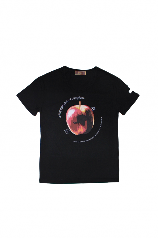 Forbidden Fruit Tシャツ サイズO ブラック U-Neck Loose Fit Tee 『Forbidden Fruit』