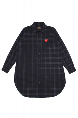 <img class='new_mark_img1' src='https://img.shop-pro.jp/img/new/icons5.gif' style='border:none;display:inline;margin:0px;padding:0px;width:auto;' />Checkerboatd Strips Long Shirts