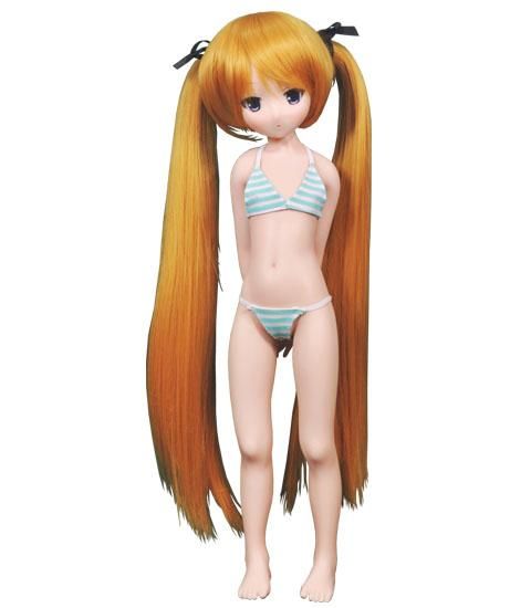 Popメイト リオ 金髪ツインテール グリーン縞ビキニ 青目ver Popメイト リオ 金髪ツインテール グリーン縞ビキニ 青目ver