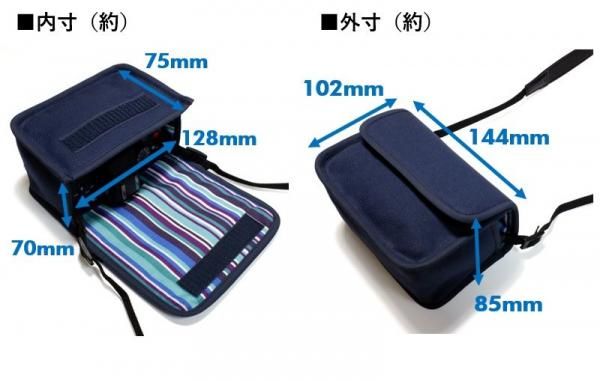 LUMIX G100D ケース (ブラック・ボルドーストライプ) 8号帆布を LUMIX G100D ケース (ブラック・ボルドーストライプ) 8号帆布を
