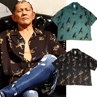 <img class='new_mark_img1' src='https://img.shop-pro.jp/img/new/icons15.gif' style='border:none;display:inline;margin:0px;padding:0px;width:auto;' />Gotch Style Piledriver S/S OPEN COLLAR SHIRTS