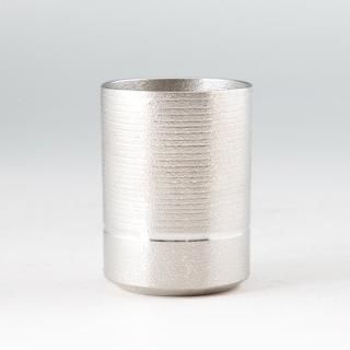 薩摩錫器 薩摩錫日生堂製 花唐草文 壷 時代箱付 M R4602B 美術品