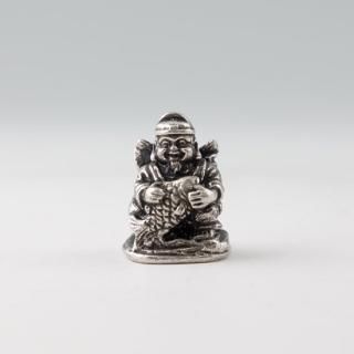 珊瑚彫刻 七福神 珊瑚置物 寿老人 珊瑚 置物 縁起物 東洋彫刻