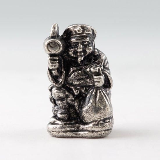 錫 置物 七福神 大黒様 黒漆加工 [No.190-2]｜薩摩錫器工芸館