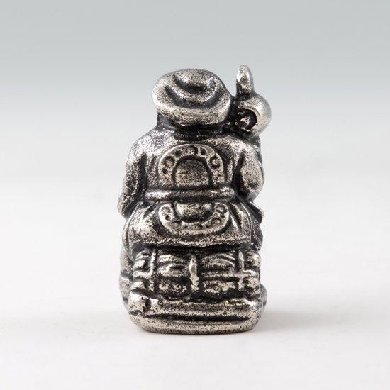 錫 置物 七福神 大黒様 黒漆加工 [No.190-2]｜薩摩錫器工芸館