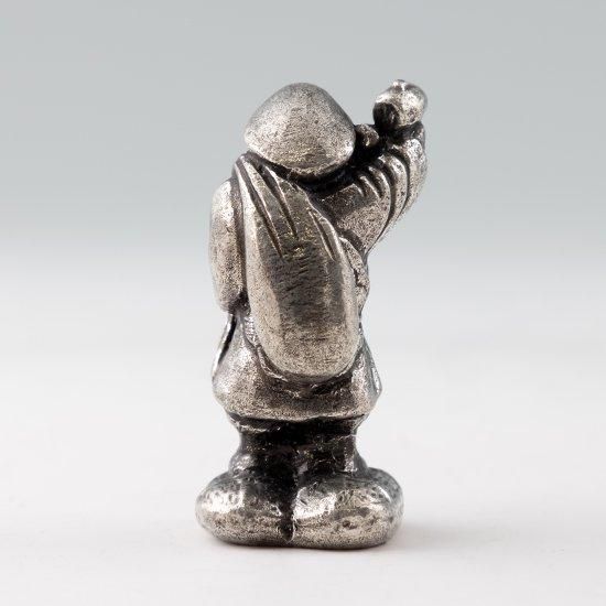 錫 置物 七福神 大黒様 黒漆加工 [No.193-2]｜薩摩錫器工芸館