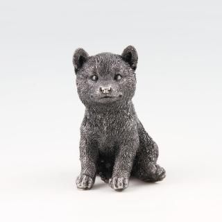 錫の干支の置物 戌（いぬ・犬）丨薩摩錫器工芸館