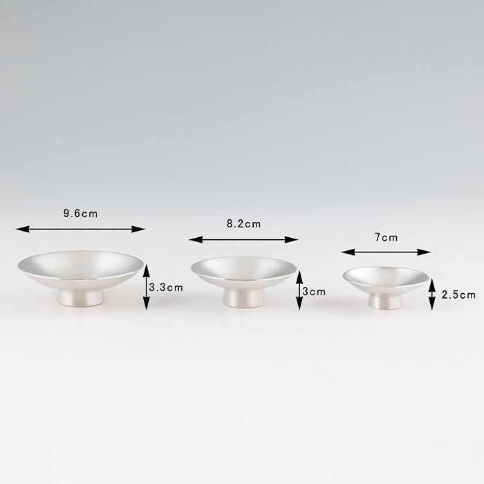 錫 お屠蘇セット 白吹雪加工 400ml [No.52-2-1]｜薩摩錫器工芸館