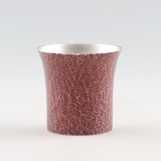 薩摩錫器　薩摩錫日生堂製　花唐草文 　壷　時代箱付　M　R4602B 錫の酒器・タンブラー丨薩摩錫器工芸館