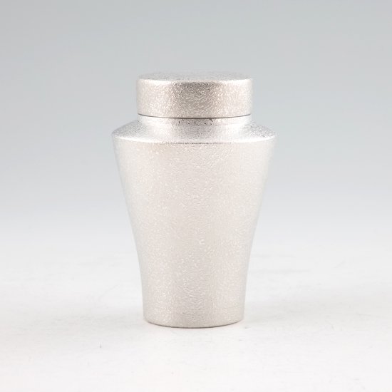 錫 茶壺 吹雪白加工 130g 商品番号：8-1｜薩摩錫器工芸館