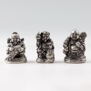 吉祥 七福神 置物 金属製 毘沙門天 弁財天 福禄寿 寿老人 布袋 吉祥 七福神 置物 金属製 毘沙門天 弁財天 福禄寿 寿老人 布袋