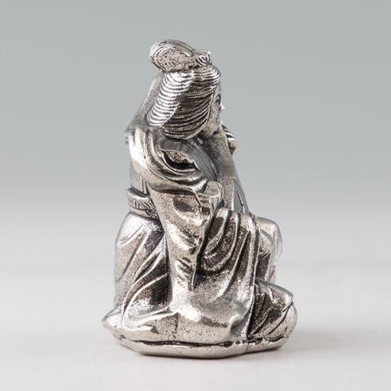 錫 置物 七福神 弁財天様 黒漆加工 [No.194-5]｜薩摩錫器工芸館